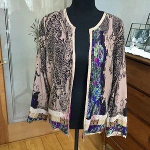 NWOT!!  Bohemian Print Luscious Jacket